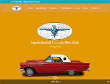 Tablet Screenshot of intl-thunderbirdclub.com